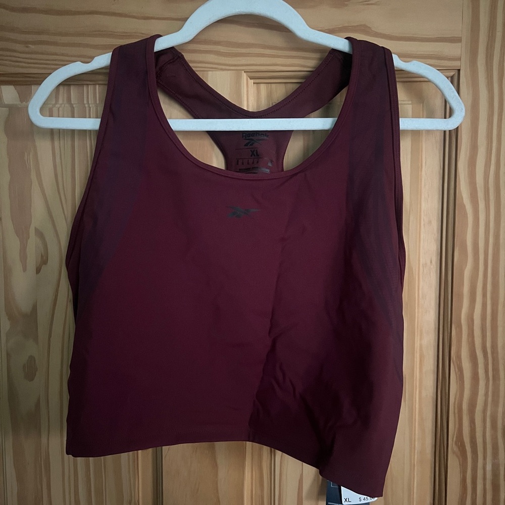 Reebok Maroon Sports Bra